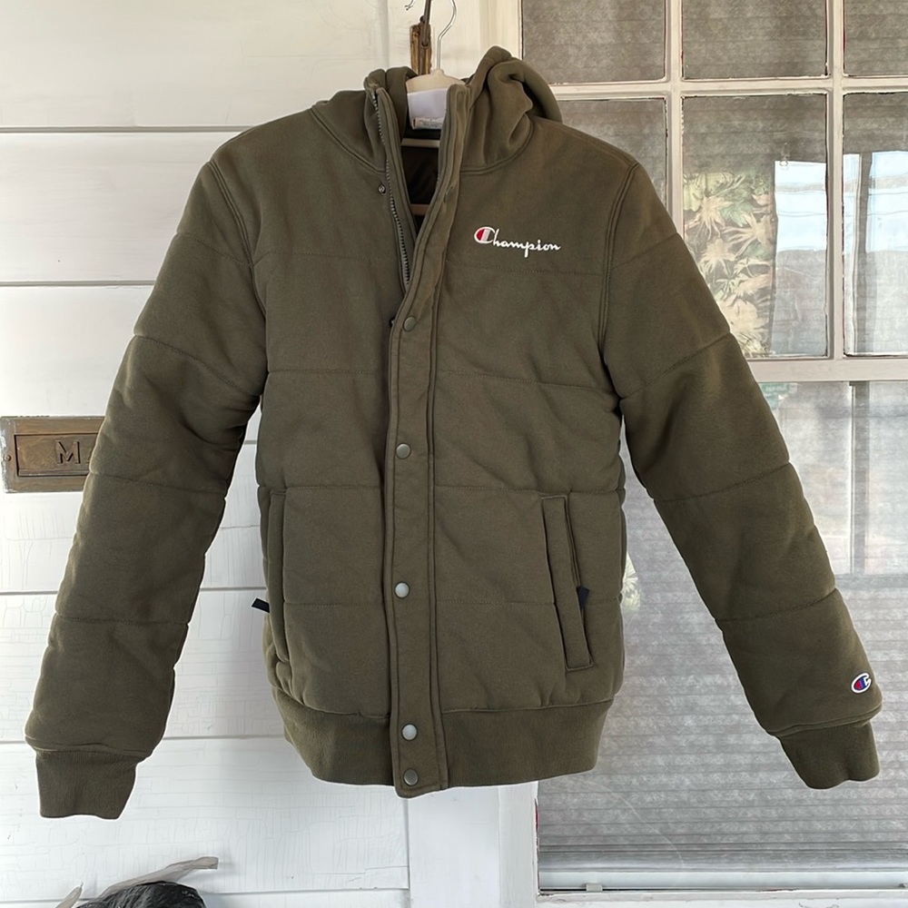 Champion Men's Heavyweight Hooded Puffer Jacket